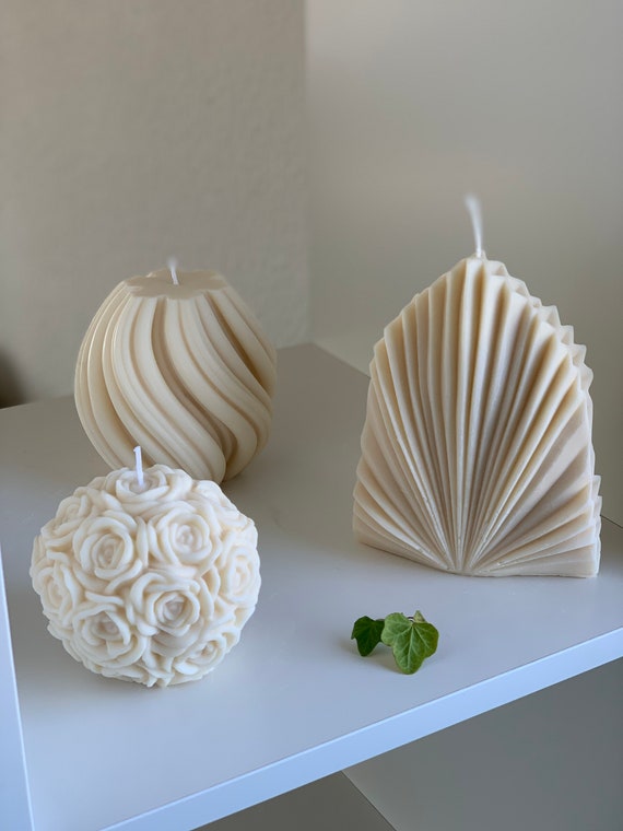 Bougie éventail / Cadeau anniversaire / Cadeau mariage / Luxury Candle / Cadeau Noël