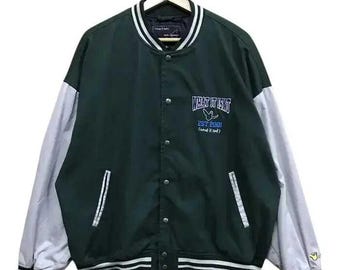 Chaqueta universitaria de skate Mark Gonzales vintage 2001 multicolor talla L