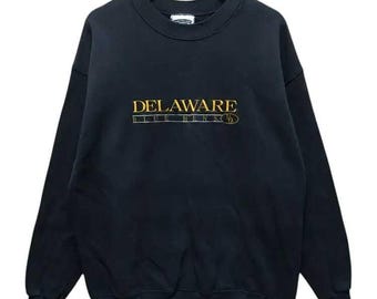 Vintage 90's Delaware Blue Hens Football Club Sweatshirts Dark Blue Colour Size  XL