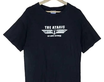 Vintage 2002 The Ataris Band So Long Astoria Tshirts Black Colour Size M