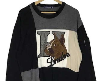 Vintage Hardy Amies London Sport Sweatshirts Multicolour Size M
