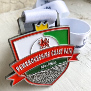Pembrokeshire Coast Path Medal | Memento | Gift | Souvenir