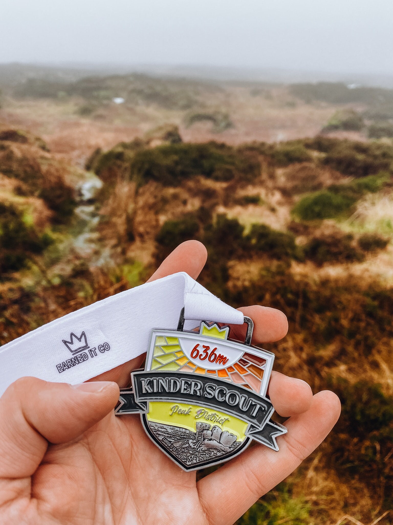 Medaglia Ricordo Skyline Edale &ndash; Peak District: Sfida E Memento Unico!