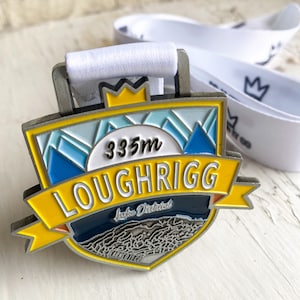 Medalla Loughrigg / Distrito de los Lagos / Senderismo / Regalo / Recuerdo / Recuerdo