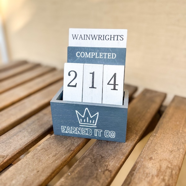 Bancone Wainwright in legno / 214 Conto alla rovescia Wainwright / Insaccamento Wainwright / Lake District