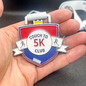 Medalha do sofá para 5 km