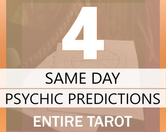 4 Psychic Predictions - Psychic Readings, Same Day Readings, Tarot Card Readings, Astrology reading, Medium Reading, Clairvoyants