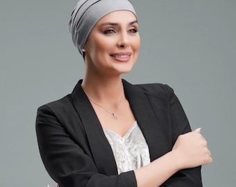 Berretto da chemioterapia per donna, in morbido bambù, ideale per chi soffre di alopecia - Brooklyn