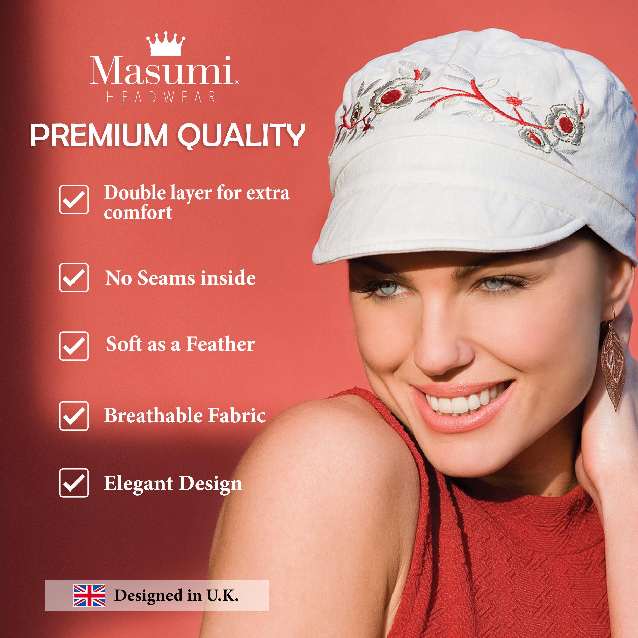 Bamboo Newsboy Cap: Chemo Headwear, UPF 50+ Sun Protection 