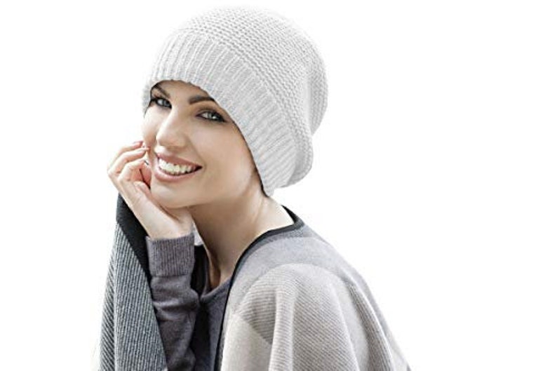 Ari Winter Hats Knitted Chemo Headwear for Women with Cancer Wool Hats for Cancer Patients Turban for Alopecia Hair Loss Chemo Cap
