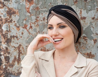 Silky Cotton Chemo Headwear Turban: Alopecia Hair Loss Headwear