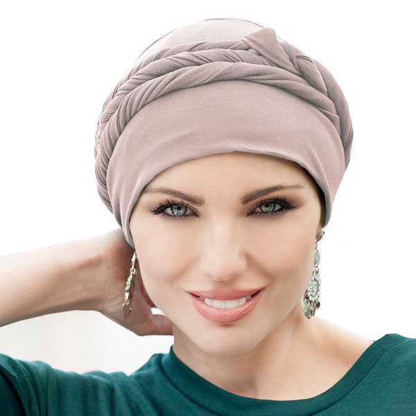 Masumi Chemo Cancer Headwear for women with Alopecia | Chemotherapy Hat for Hair Loss | Cotton Turban for Ladies - Asha