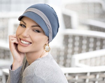 Katia - Chapeaux d'été réversibles pour femmes, chapeaux de soleil souples pour femmes chimio-femmes, casquette de baseball en bambou, chute de cheveux, protection solaire UPF 50+