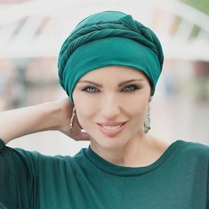 Turbante para quimioterapia, lenço de cabeça para mulheres, lenço para queda de cabelo - Asha
