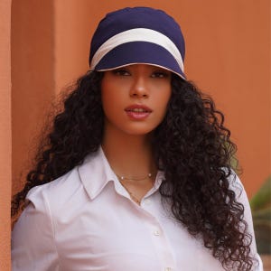 Alessia リバーシブル ラグジュアリー ファッション ハット レディース / ソフト ビーチハット ギフト、UPF 50+ 日焼け防止 つば付き / 2色展開 / ワンサイズ