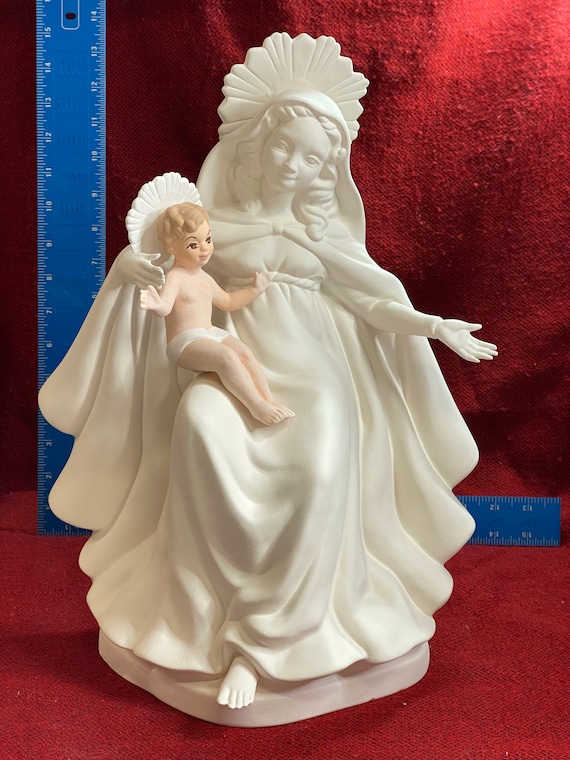 Ceramic Bisque UPaint Madonna Mother Mary Ready to Paint Unpainted