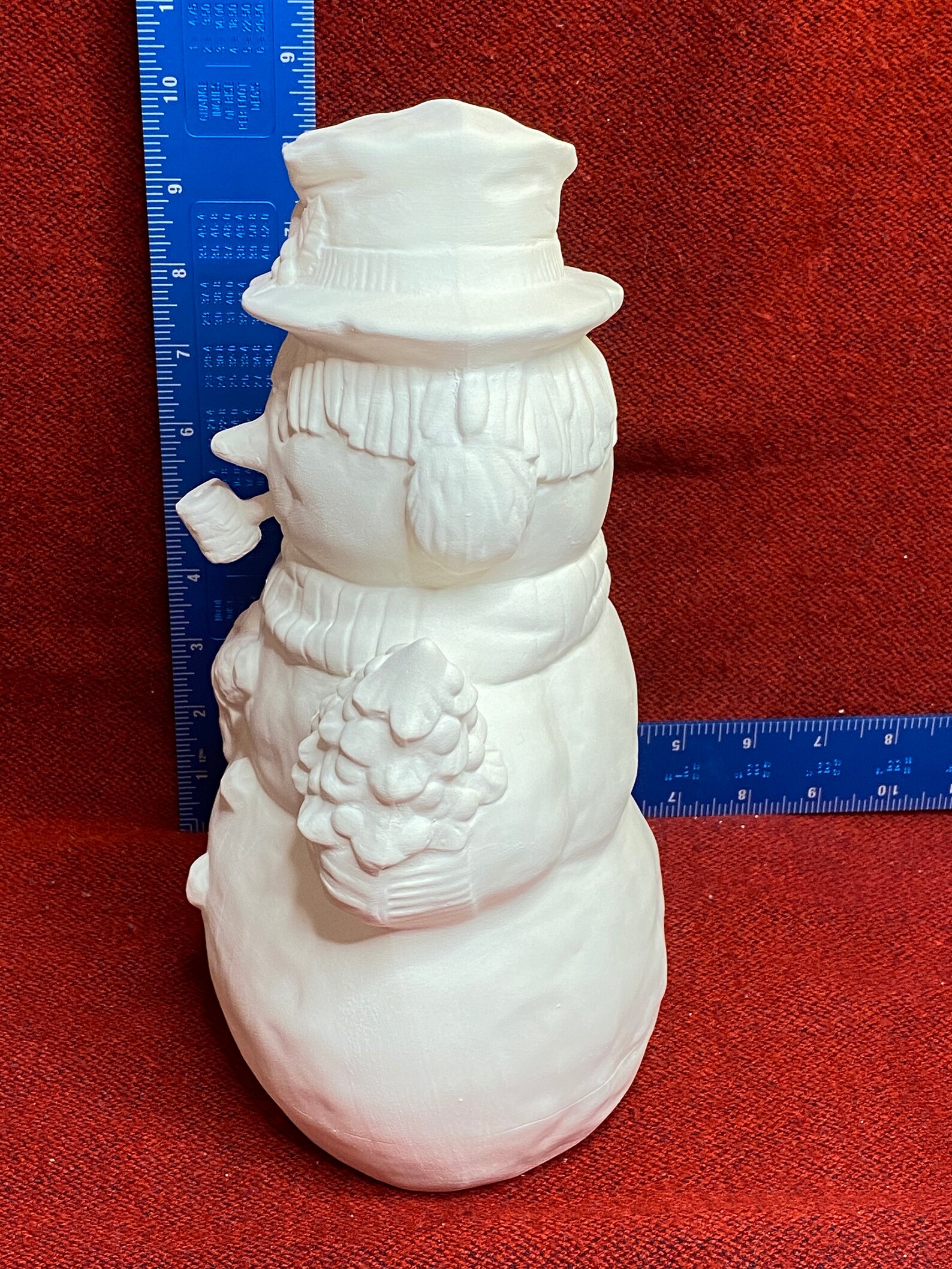 Frosty the Snowman Ceramic Bisque Ready to Paint Etsy