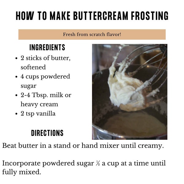 How To Make Buttercream Frosting