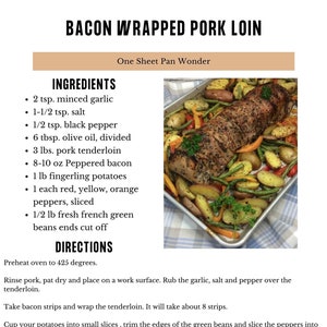 Bacon Wrapped Pork Loin