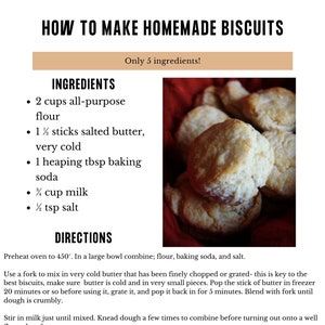 How To Make Homemade Biscuits