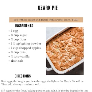 Ozark Pie Is A Budget Treat