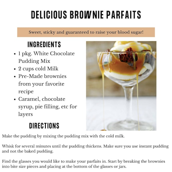 Delicious Brownie Parfaits