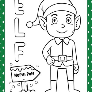 Elf-sized Fun Printable Set, Digital Download, Printable Download ...