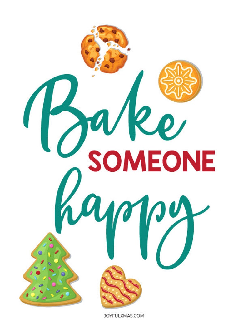 Christmas Cookie Exchange, Cookie Exchange Printables, Printable ...