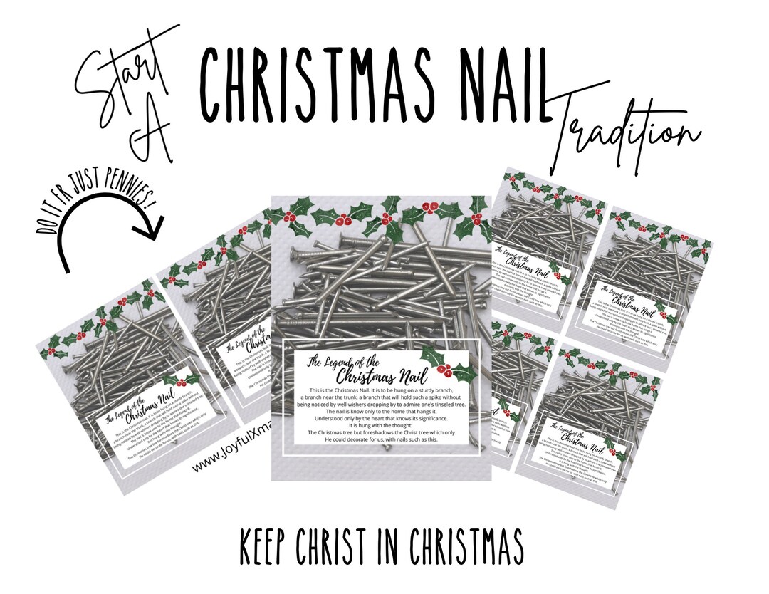 Legend of the Christmas Nail, Christmas Printable, Christmas Printables ...