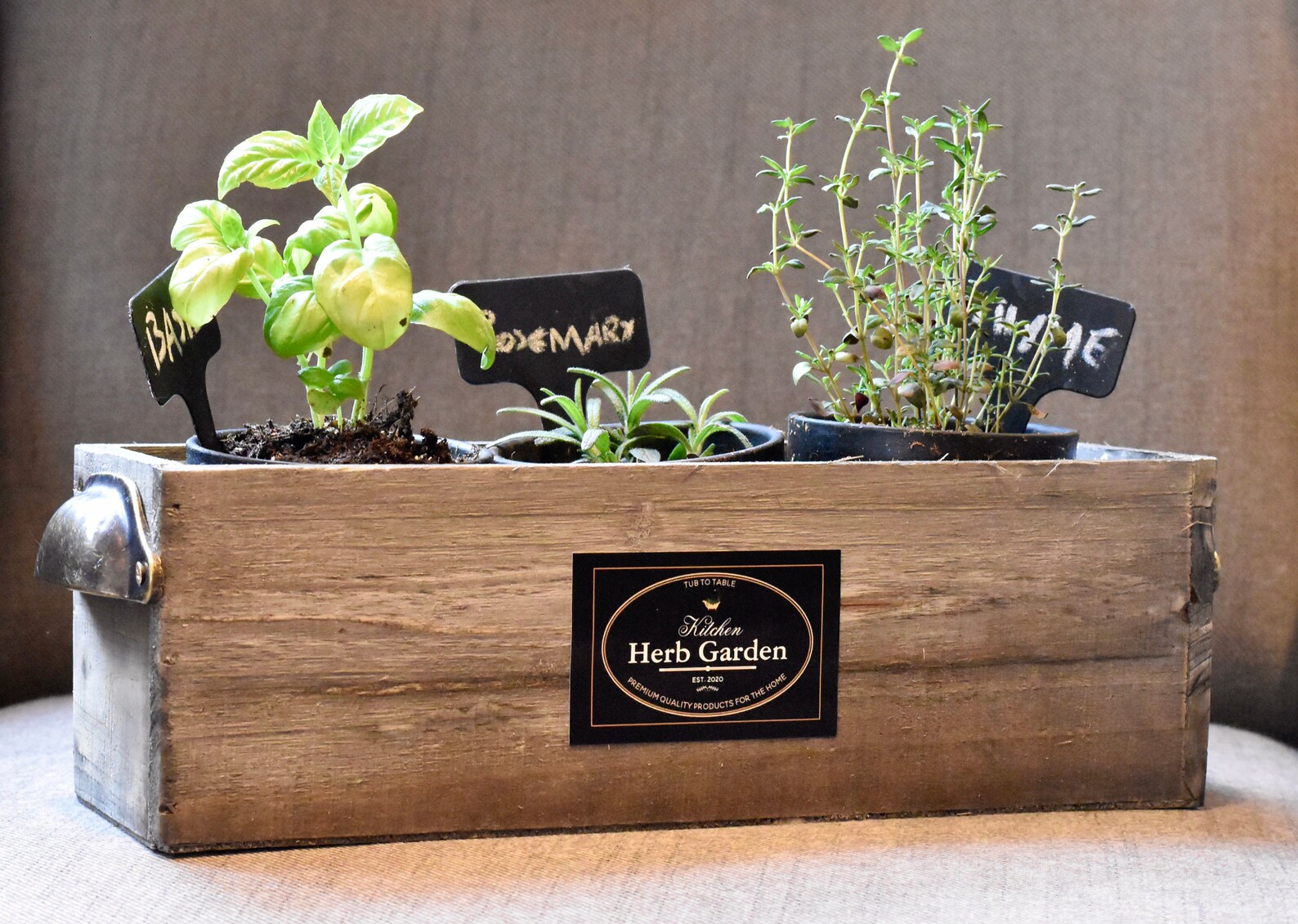 Kitchen Herb Garden Kit Etsy