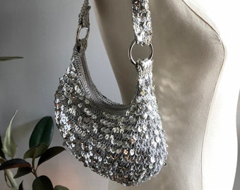 large sequin purse 2000s