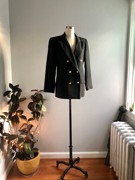Vintage 90s Power Jacket With Shoulder Pads - Size