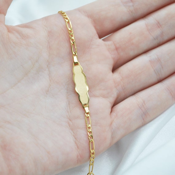 PULSERA ESCLAVA para en Oro Amarillo de 18 - Etsy