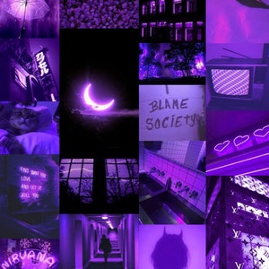 100 Digital Dark Purple Aesthetic Photos