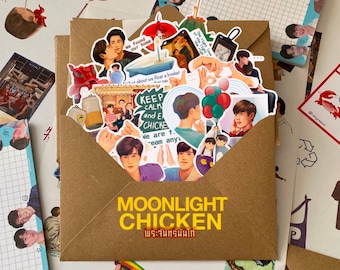 Moonlight Chicken Thai BL Series: Sticker Pack - GeminiFourth EarthMix Stickers