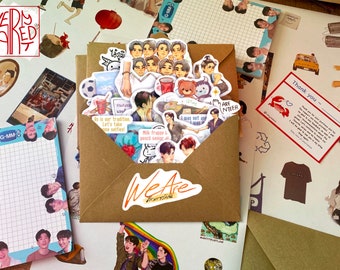 PondPhuwin Stickers: We Are Thai BL Series Fan Art - LGBTQ Pride