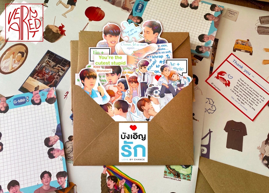 Love by Chance Stickers: Thai BL Series, Aepete Tincan Couples