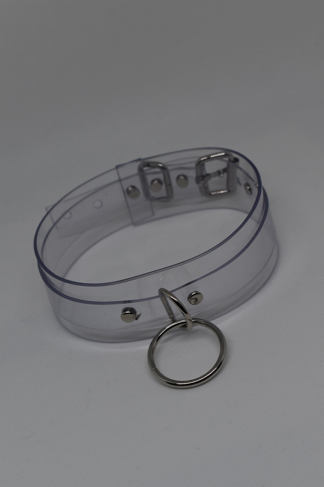 Clear PVC neck collar Etsy