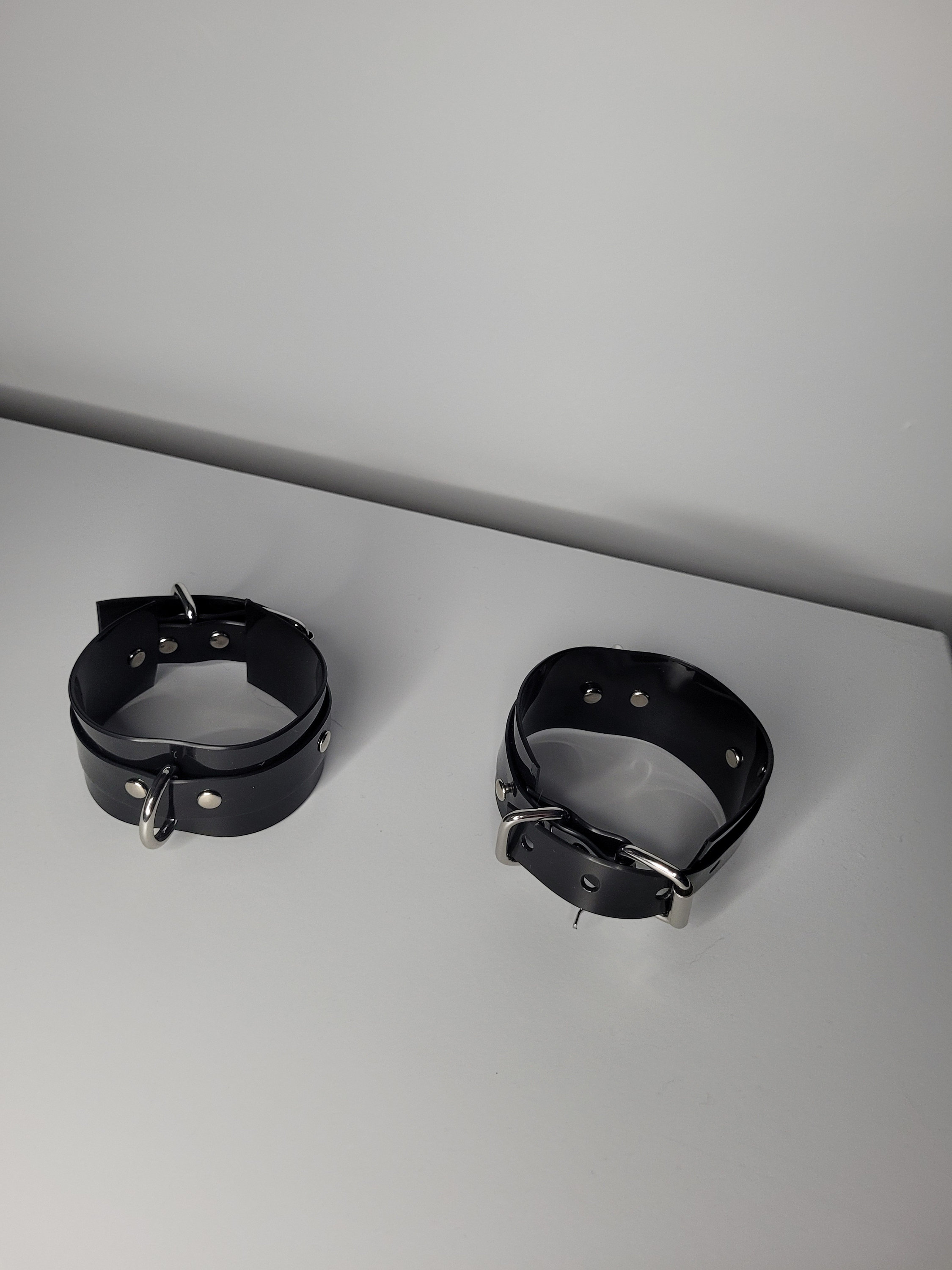 Black PVC Bondage Cuff Set X2 Hand or Feet - Etsy
