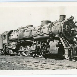 RpPC Railroad Cartolina fotografica. Chicago e Illinois Midland Railway 701. Taylorville, Illinois 1947. Robert J. Foster.