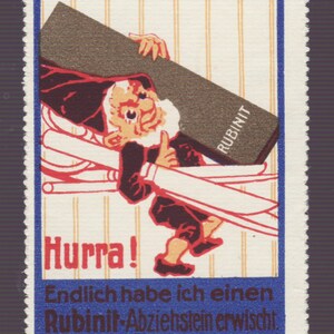 Poster Stamp - Hooray! I Finally Got My Hands on a Rubinit Whetstone. German. Knife Sharpening.