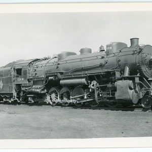 RpPC Railroad Cartolina fotografica. Chicago e Illinois Midland Railway 659. Taylorville, Illinois 1950. Robert J. Foster.