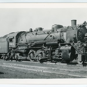 RpPC Railroad Cartolina fotografica. Chicago e Illinois Midland Railway 551. Springfield, Illinois 1948. Robert J. Foster.