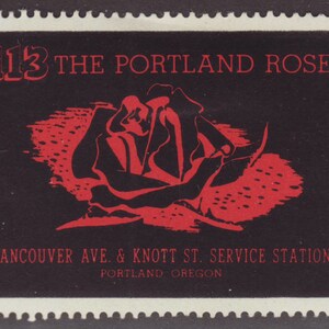 Sello del cartel - 113 The Portland Rose (Oregón).