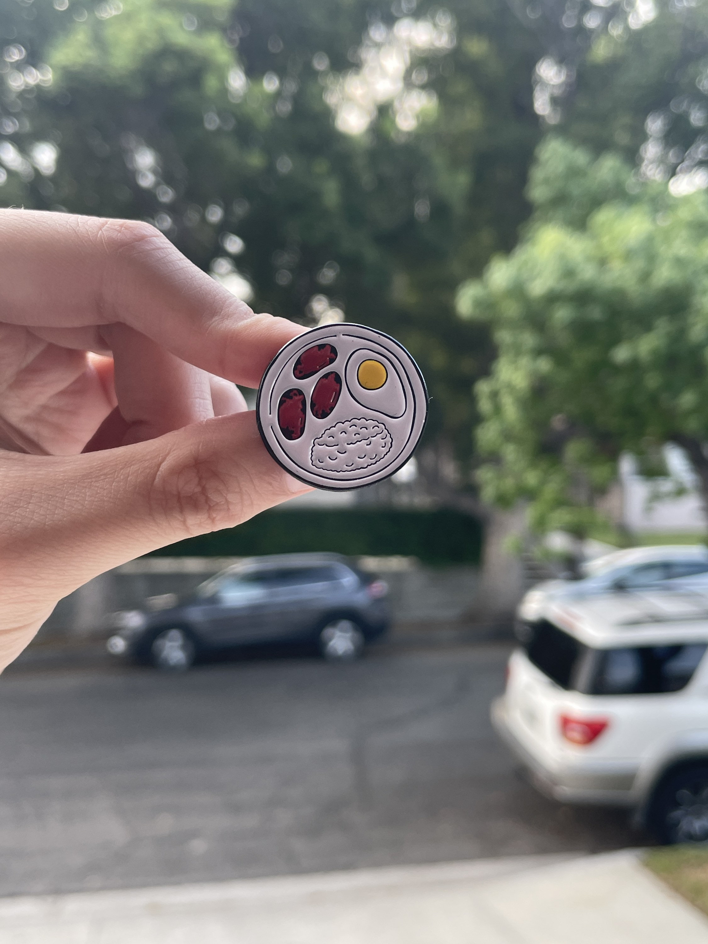 Longsilog Sticker Filipino Breakfast Longsilog Soft Enamel Pin Badge | Etsy