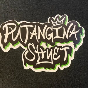 Waterproof Vinyl Sticker Filipino Tagalog Words