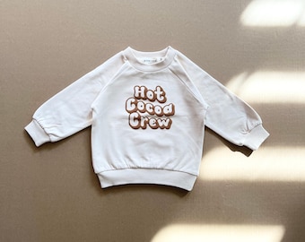 Hot Cocoa Crew Sweatshirt | Organic Cotton