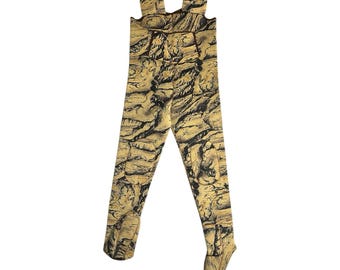 Vintage Backland Neoprene Chest Waders Marsh Camo Size L Bootfoot Fits Medium