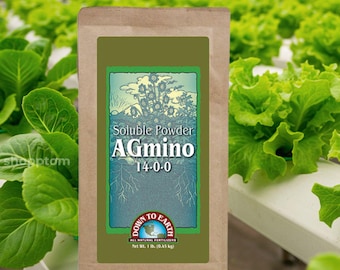 Down To Earth Soluble Amino Powder 14-0-0 Nitrogen Fertilizer 1 lb