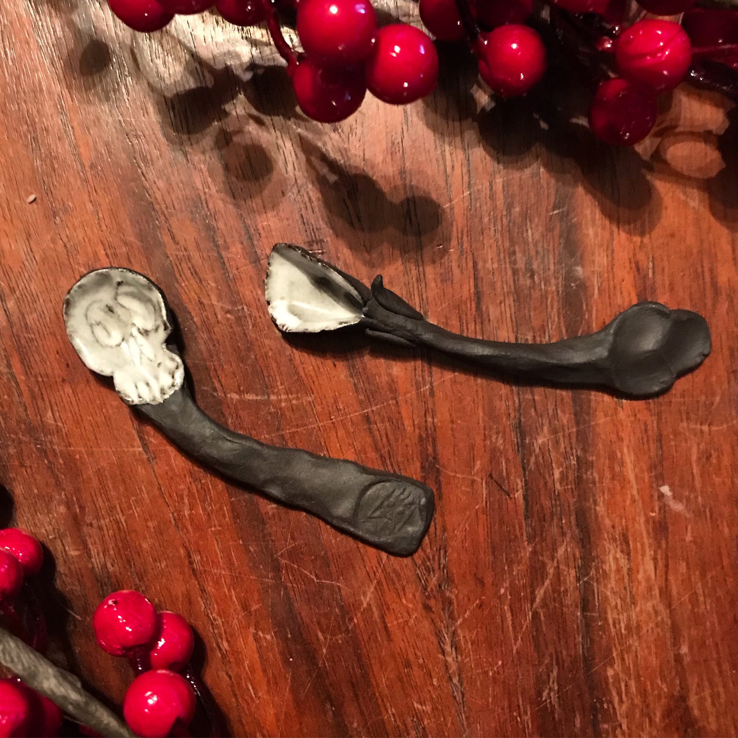 Small spoons Salt spoons Decorative spoon Ceramic spoon Etsy